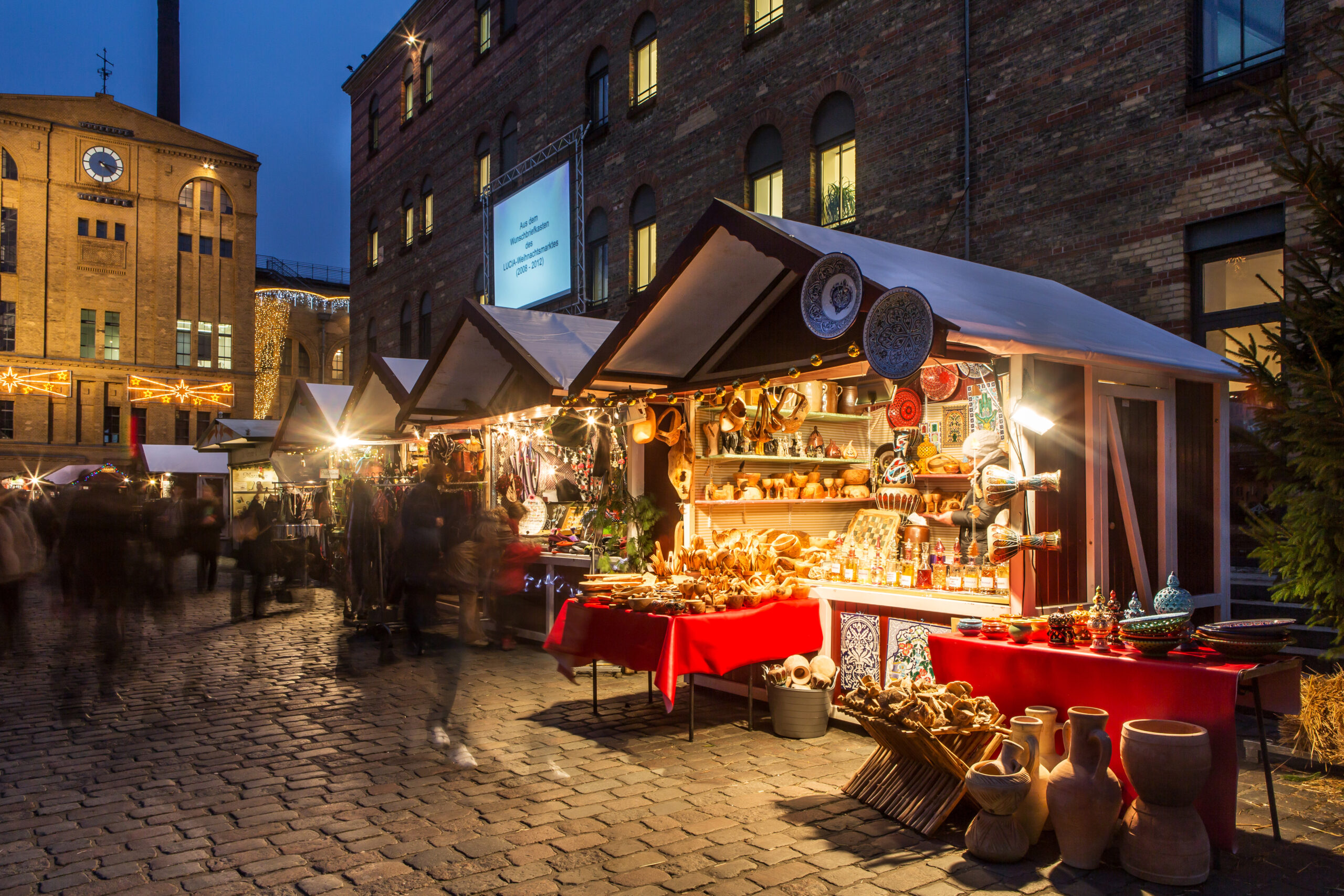 Lucia Weihnachtsmarkt in der Kulturbrauerei in Berlin Mamilade